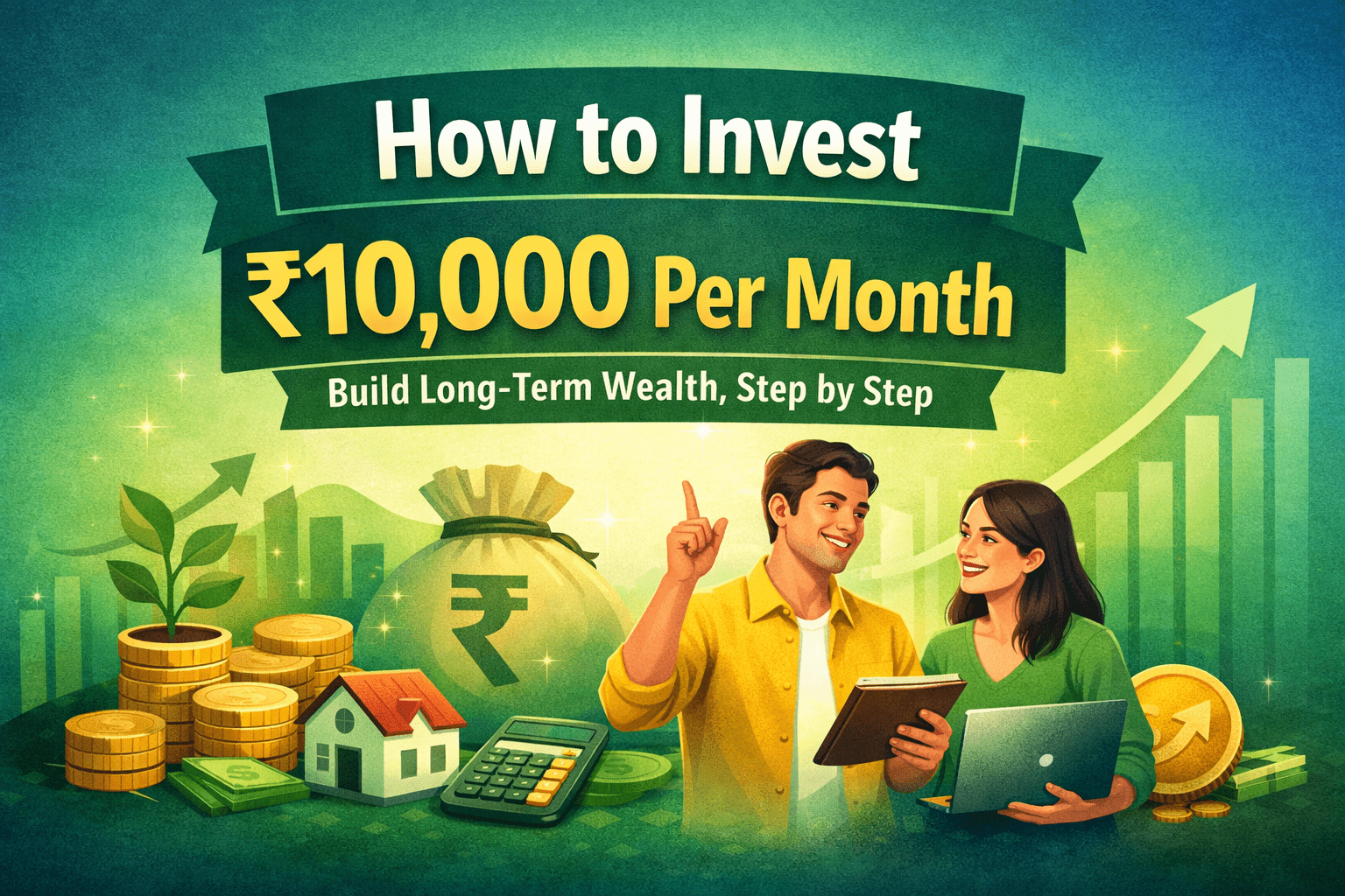 invest 10000 per month