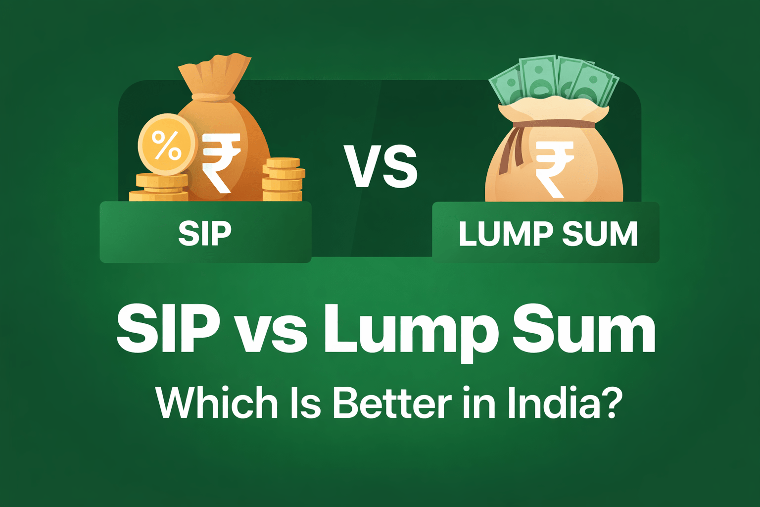 SIP vs Lump Sum Which is better